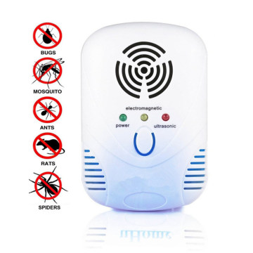 Multifunctional 3-in-1 Electromagnetic and Ultrasonic Pest Repeller with Night Light